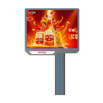 ปรับแต่ง p6 8000nits IP65 ป้องกันน้ําโฆษณาแสดงออกภายนอก LED โบลบอร์ด ระบบ 4G กับ HDMI