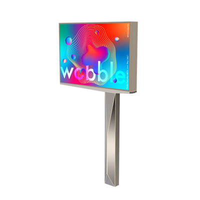 การออกแบบแบบพิเศษระดับสูง 8000nits IP65 กันน้ํา p6 LED billboard การโฆษณาภายนอก