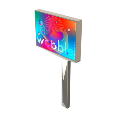 การออกแบบแบบพิเศษระดับสูง 8000nits IP65 กันน้ํา p6 LED billboard การโฆษณาภายนอก