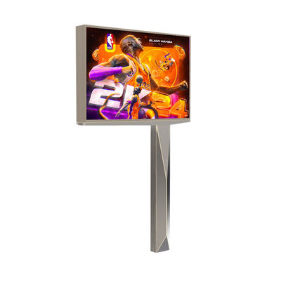 การติดตั้งง่าย P6 สแตนเลส ดิจิตอลจอ LED หน้าจอป้ายโฆษณาภายนอก